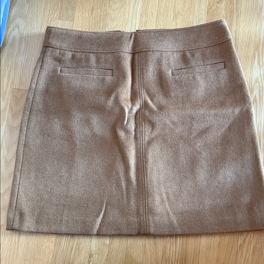 LOFT Tan Mini Skirt
